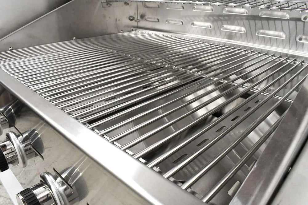 Omcan CE-CN-0048-S LP outdoor BBQ grill detail view