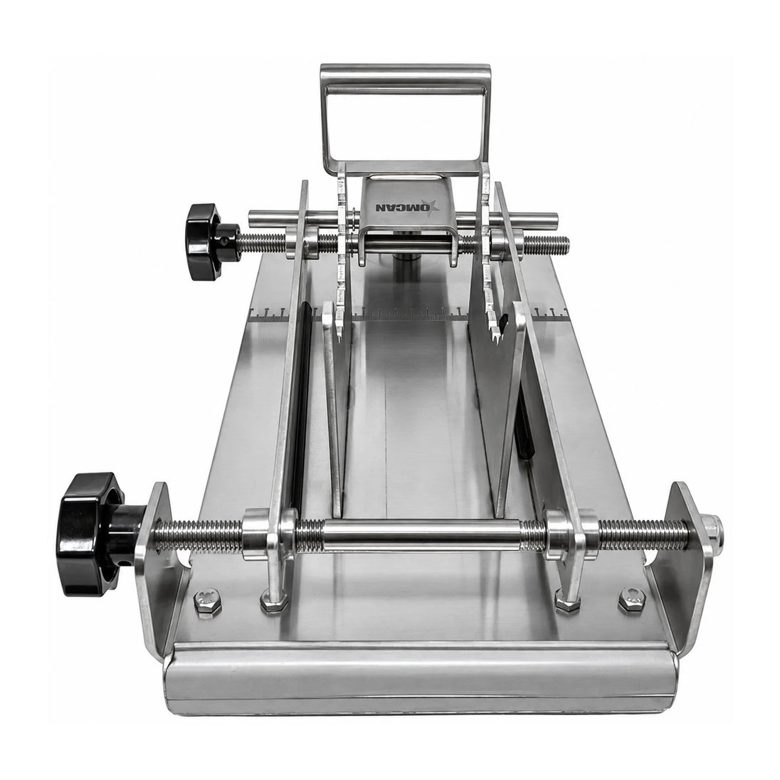 Omcan 48890 tabletop stainless steel pineapple guillotine manual cutting machine