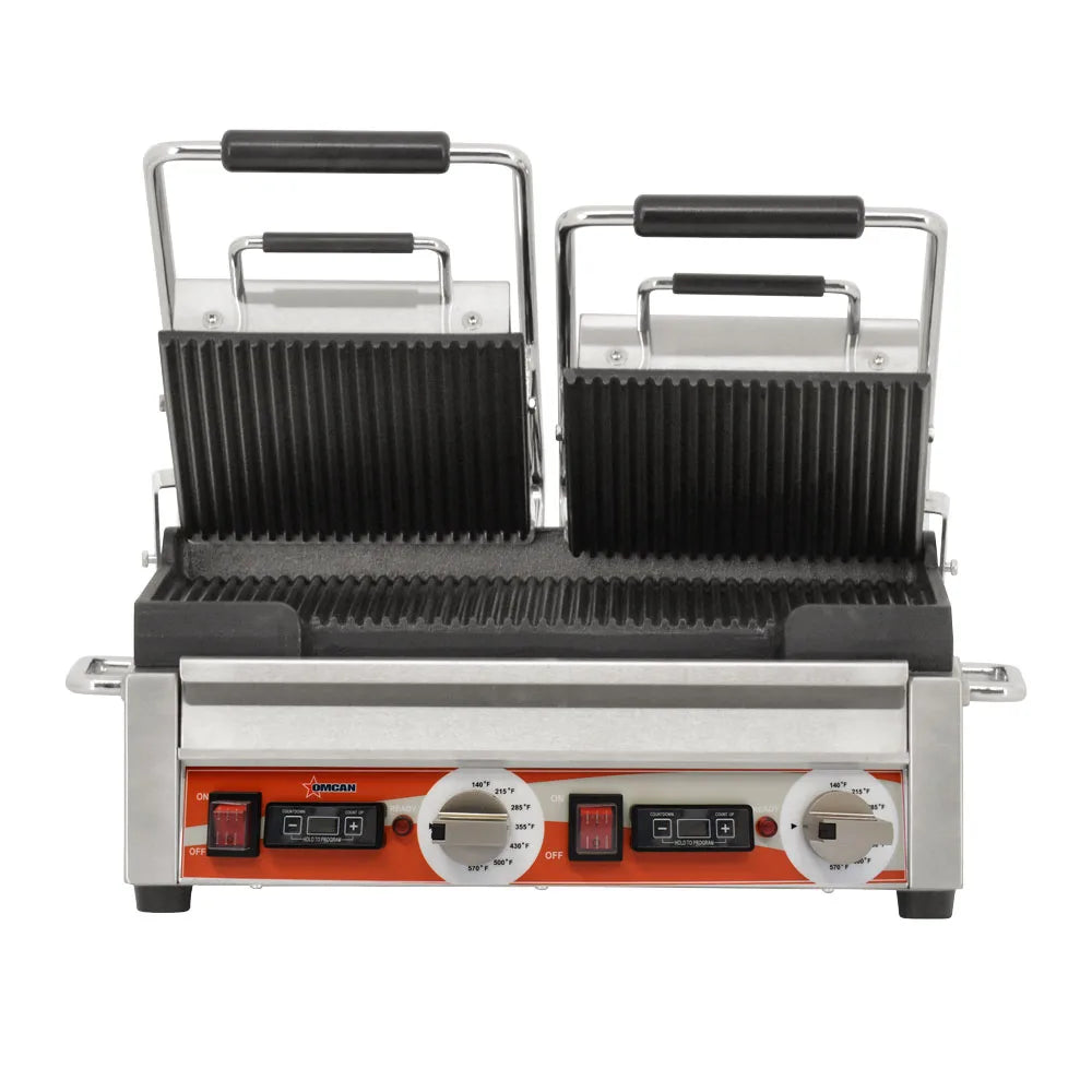 Omcan PG-CN-0711-RT panini grill alternate view
