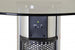 Omcan PH-CN-1100-T patio heater with tempered glass table and remote control