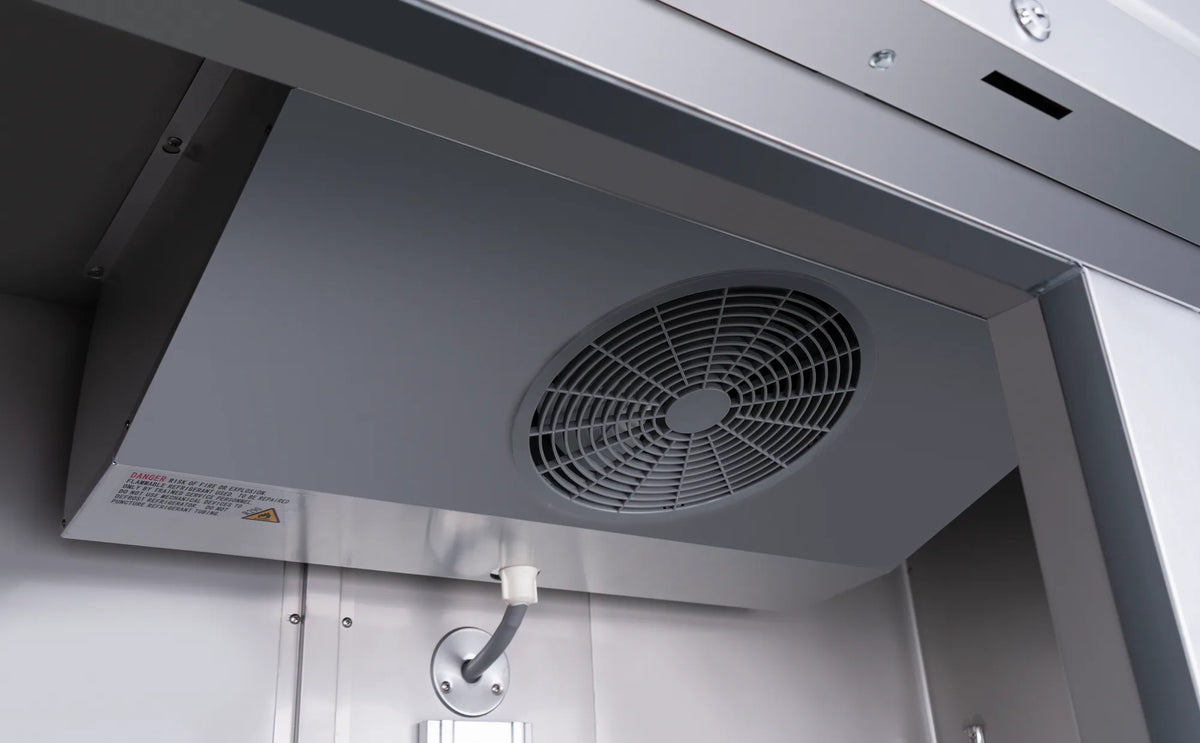 Omcan RE-CN-0041-HC reach-in refrigerator line drawing