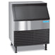 Koolaire KDF0250A Air-cooled Ice Maker with Bin Cube-style 256 Lb/Day — front three-quarter view showing the hideaway bin door and air-cooled condenser grille
