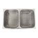 Omcan FW-TW-3050 stainless steel hot dog steamer and bun warmer 50 hot dogs 30 buns