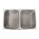 Omcan FW-TW-3050 stainless steel hot dog steamer and bun warmer 50 hot dogs 30 buns