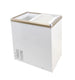 Omcan FR-CN-0150 29 inch ice cream display chest freezer with flat glass top