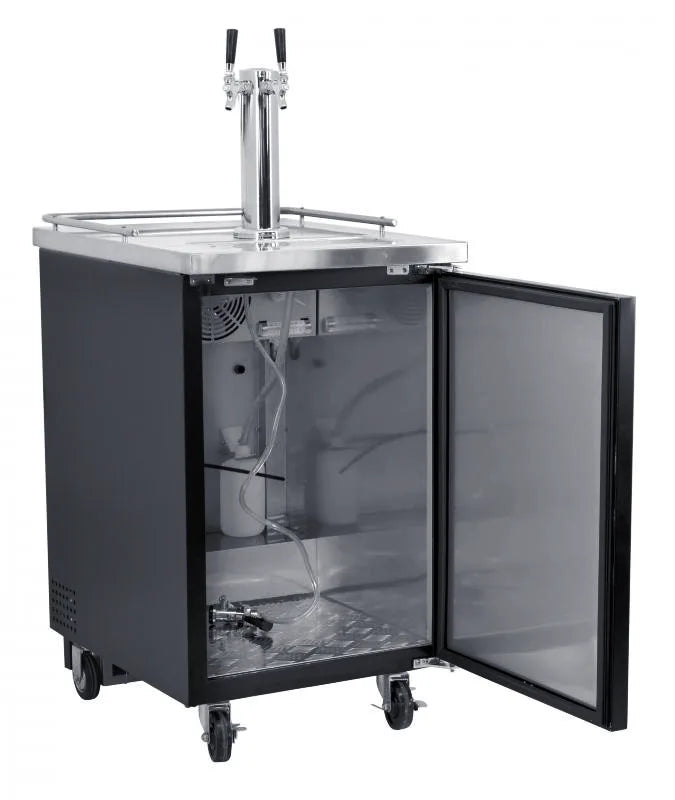 Omcan BD-CN-0007-HC kegerator alternate view