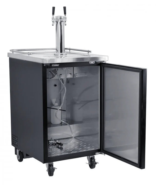 Omcan BD-CN-0007-HC kegerator alternate view