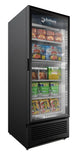 Omcan VFS24 Imbera 30 inch one glass door merchandiser freezer in black