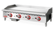 Omcan CE-CN-G48-TP 48 inch countertop gas griddle with thermostatic control