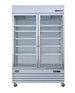 Omcan RE-CN-0045-HC-SW display refrigerator angled view