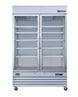 Omcan RE-CN-0045-HC-SW display refrigerator angled view
