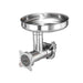 BakeMax BMMGA01 8 Inch Stainless Steel Meat Grinder Attachment with Sausage Stuffer — Supplyza
