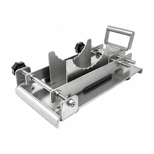 Omcan 48890 tabletop stainless steel pineapple guillotine manual cutting machine