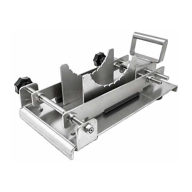 Omcan 48890 tabletop stainless steel pineapple guillotine manual cutting machine