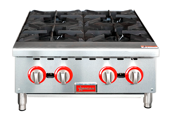 Omcan CE-CN-HP24-M 24 inch countertop gas hot plate with four burners
