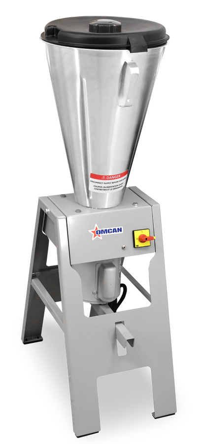 Omcan BL-BR-0025 25 L stainless steel vertical tilting blender