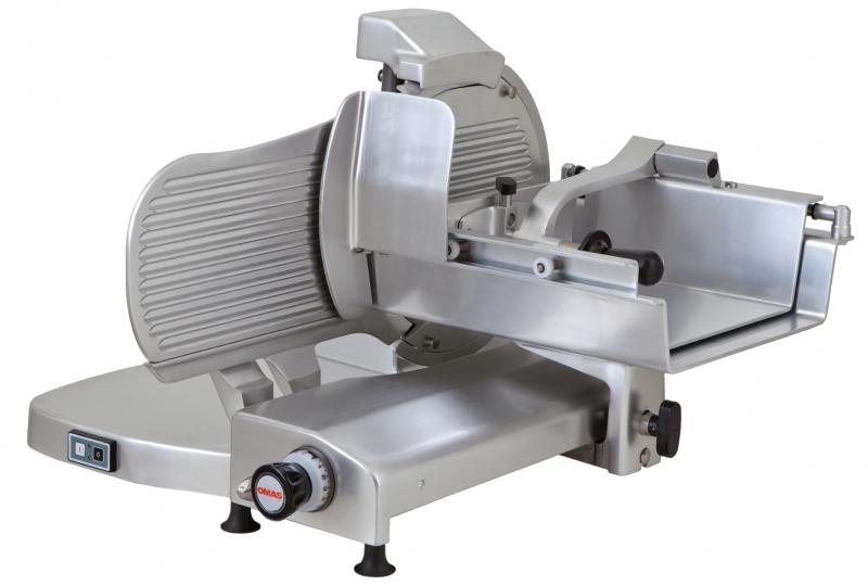 Omcan H370/N Omas S-Series 15 inch gear-driven meat slicer