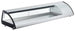 Omcan RS-CN-0103-SC 69 inch curved glass refrigerated sushi showcase in white