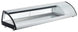 Omcan RS-CN-0103-SC 69 inch curved glass refrigerated sushi showcase in white