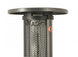 Omcan PH-CN-1400-P electric patio heater with powder coated frame and base cover