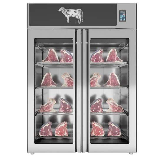 Omcan PI3AION14STI Stagionello Dry Age 3.0 1400 L dry aging cabinet standard glass doors