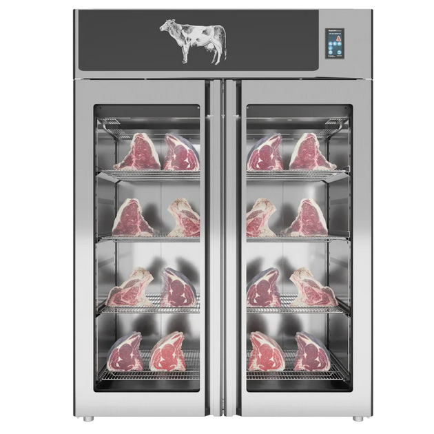 Omcan PI3AION14STI Stagionello Dry Age 3.0 1400 L dry aging cabinet standard glass doors