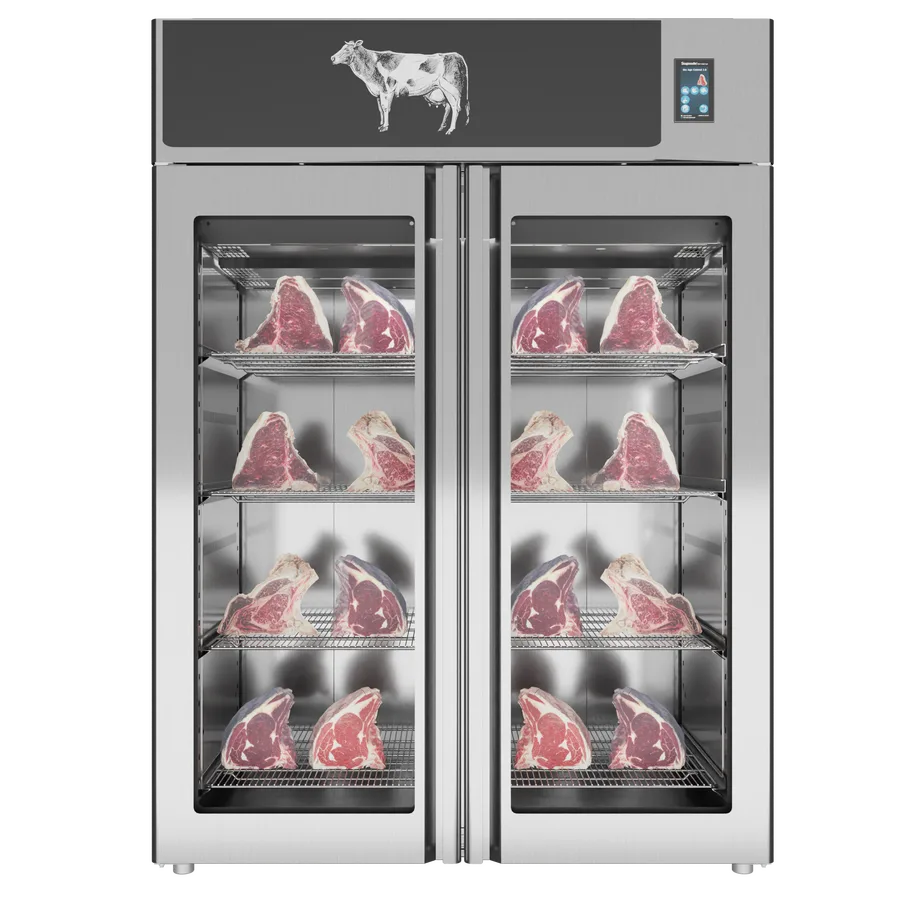Omcan PI3AION14STI Stagionello Dry Age 3.0 1400 L dry aging cabinet standard glass doors