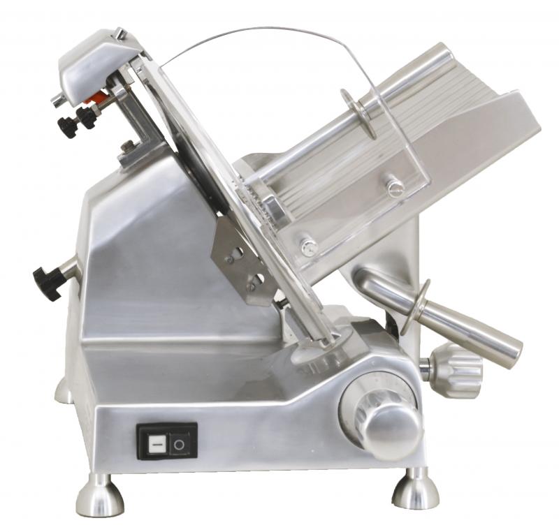 Omcan MS-CN-0300-C 12 inch belt driven meat slicer with blade locker