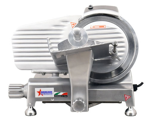 Omcan MS-CN-0220-C 9 inch belt driven meat slicer with blade lock