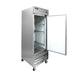 Omcan FR-CN-0737-HC reach-in freezer side view