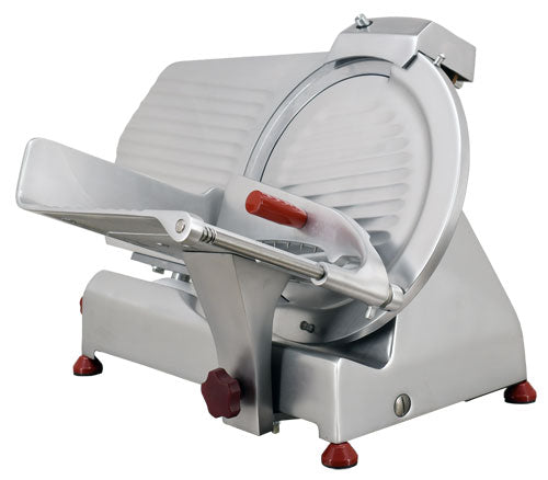 Omcan MS-IT-0300-I Trento 12 inch belt driven meat slicer with compact body