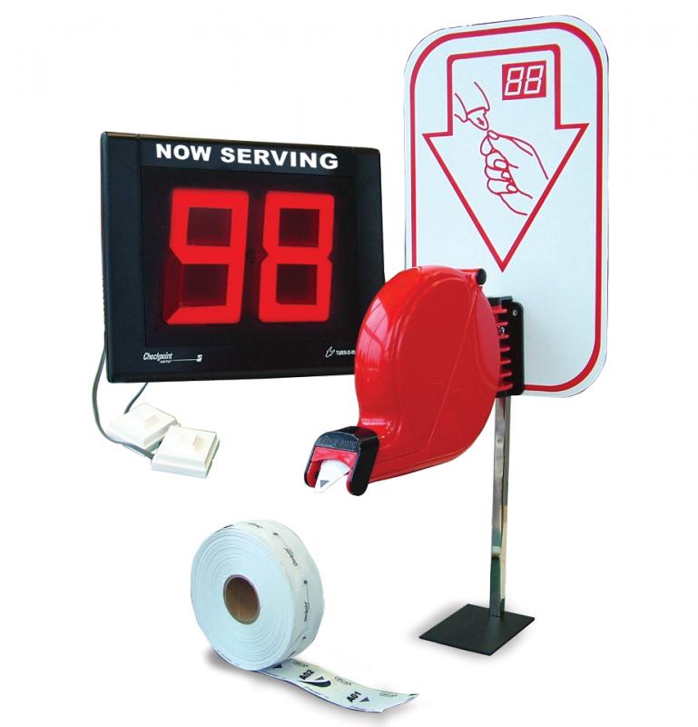 Omcan 10171 Turn-O-Matic complete system with segment display and ticket dispenser