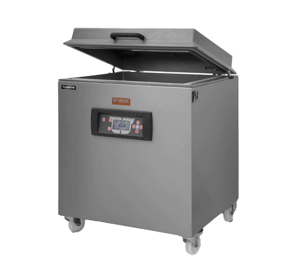 Omcan M80-LS63 Turbovac M80 mobile vacuum packaging machine with 63 m3 vacuum pump