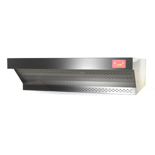 Omcan 40644 stainless steel hood for Fuoco Digital Series pizza oven