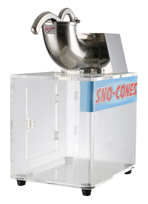 Omcan IC-CN-0500 sno-cone ice machine with stainless hopper