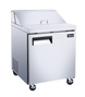 Omcan PT-CN-0686-HC 28 inch one door refrigerated sandwich prep table