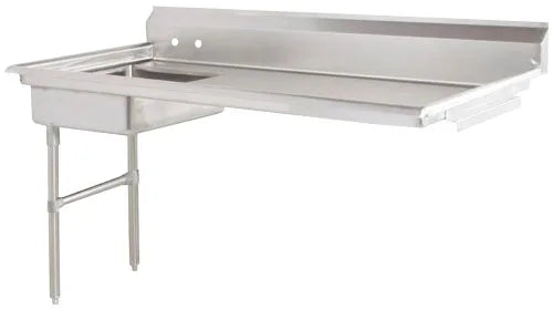 Omcan 40191 dish table detail view