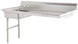 Omcan 40191 dish table detail view