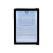 Omcan RS-CN-0098 19 inch black countertop display refrigerator with glass door