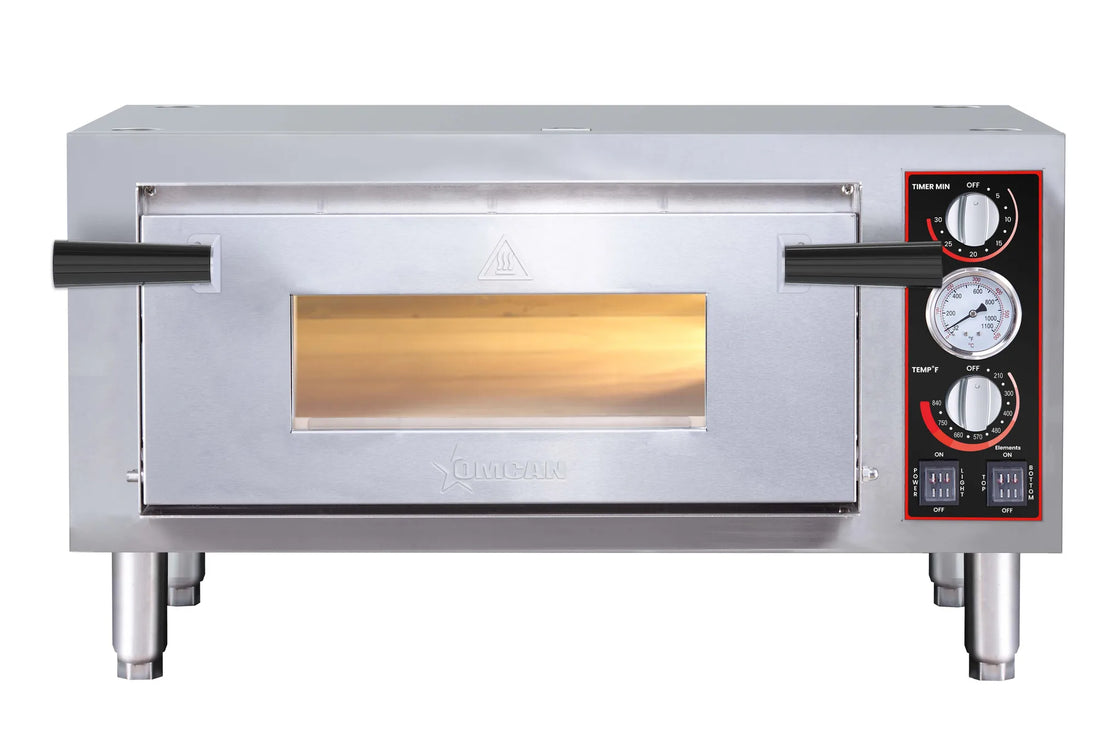 Omcan CE-CN-0018-S countertop pizza oven alternate view