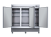 Omcan RE-CN-0067-HC reach-in refrigerator angled view
