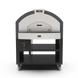 Omcan PE-IT-0006-G Alfa Quick Series gas and wood fired pizza oven with stand