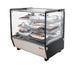 Omcan DW-CN-0120-5 27 inch countertop display warmer with three shelves and square glass