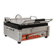 Omcan PG-CN-0679-R single panini grill with grooved cast iron plates