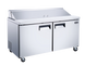 Omcan PT-CN-1524-HC 60 inch two door refrigerated sandwich prep table