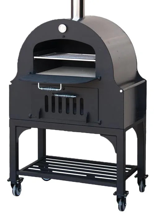 Omcan CE-CN-1188 outdoor wood burning oven detail view