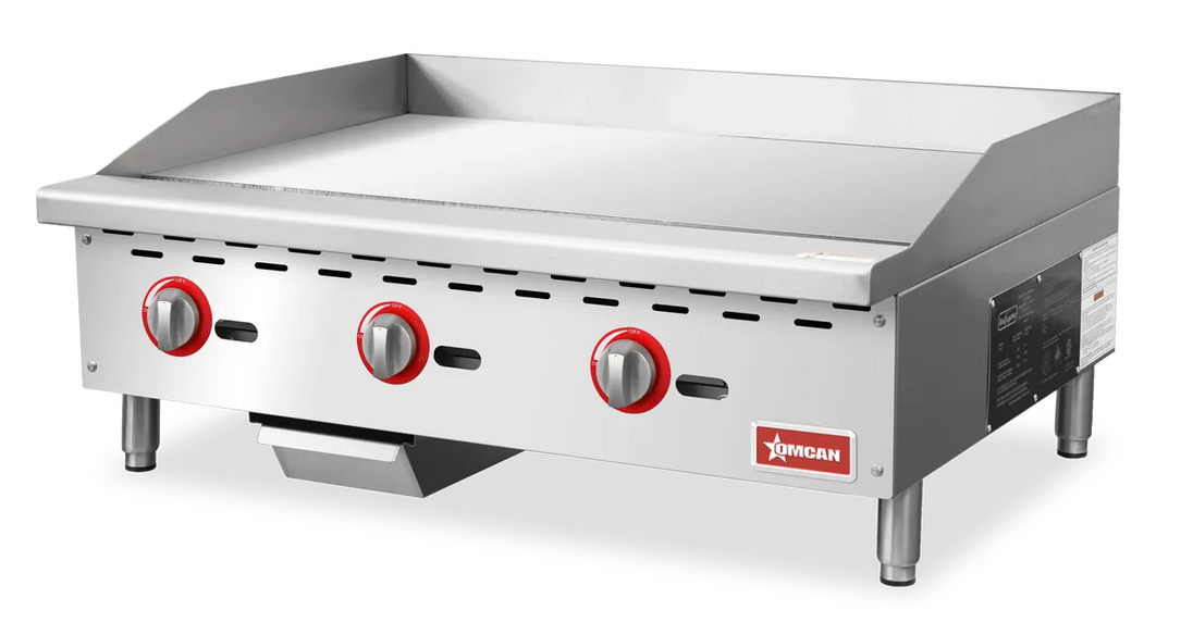 Omcan CE-CN-G36-M 36 inch countertop gas griddle