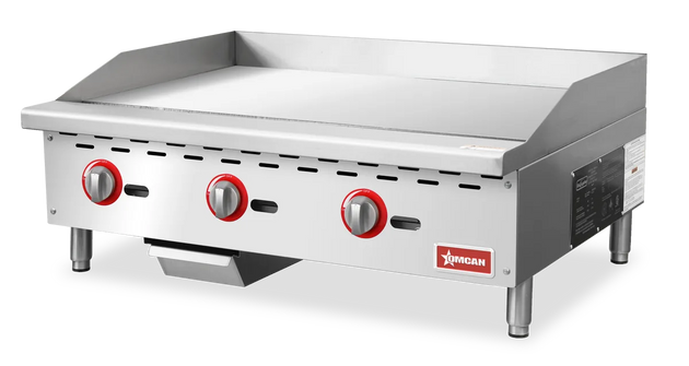 Omcan CE-CN-G36-M 36 inch countertop gas griddle