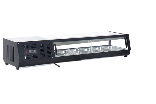 Omcan RS-CN-0062-2 sushi display case additional view