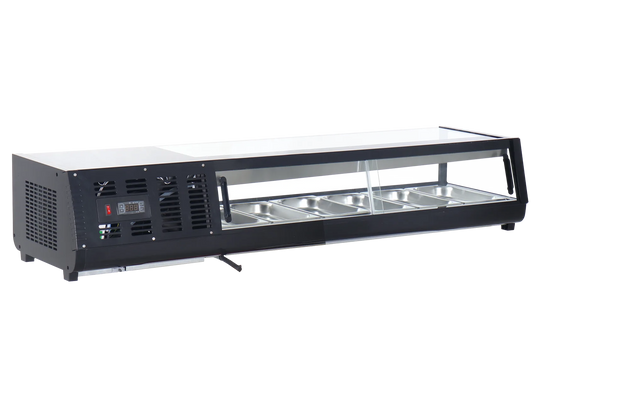 Omcan RS-CN-0062-2 sushi display case additional view